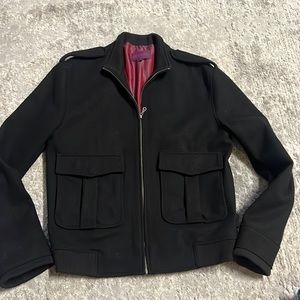 Men’s wool Lee Cooper zip up jacket. Size Med